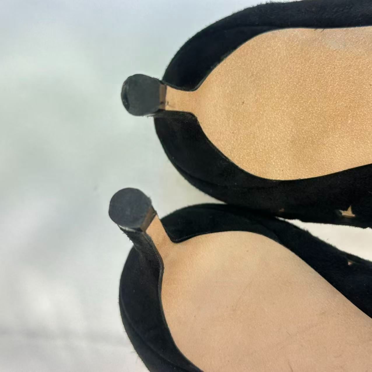 JIMMY CHOO ブラックスター 星柄 パンチング ハイヒール サイズ36