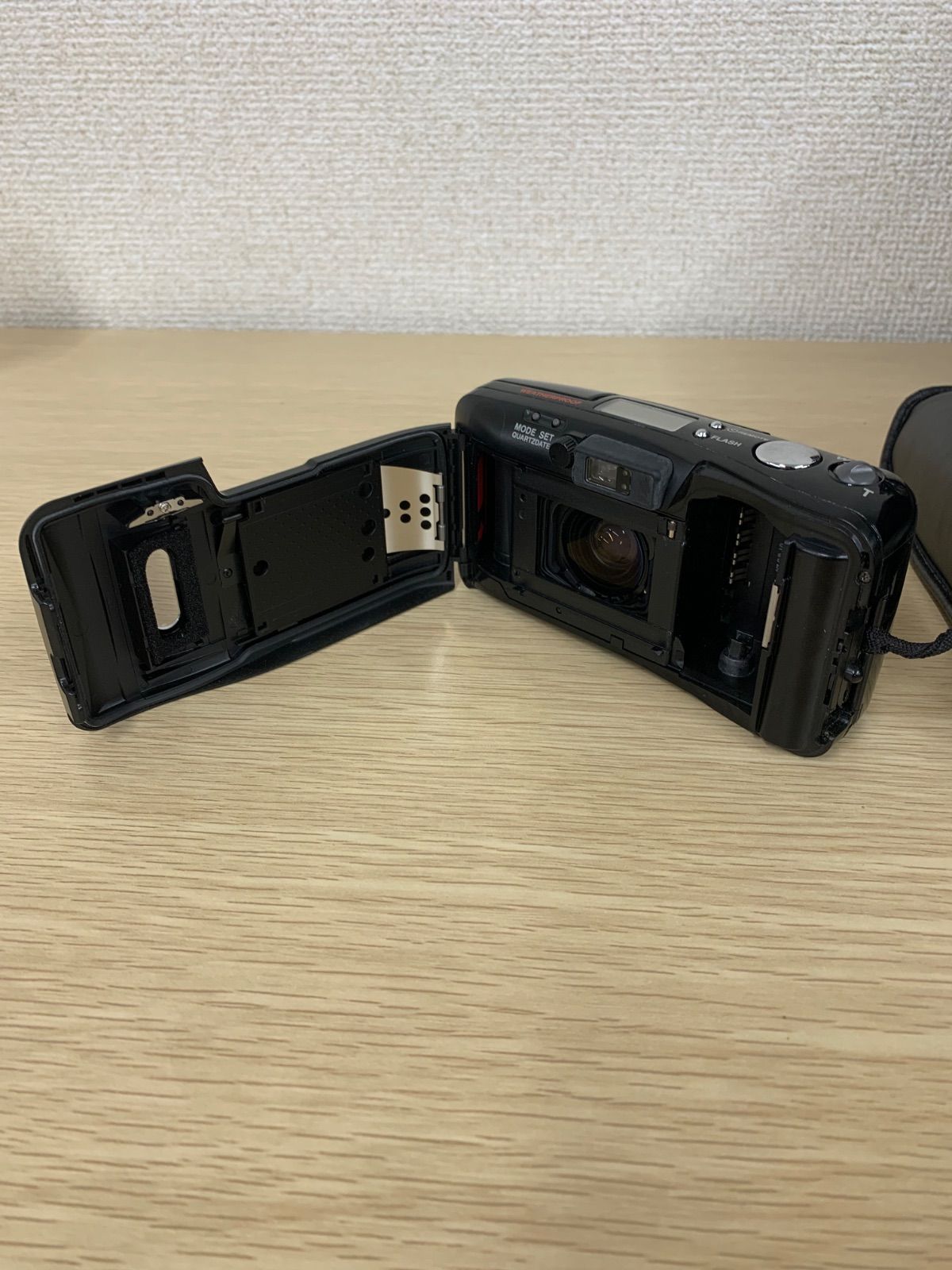 3【通電動作未確認】OLYMPUS μ（ミュー） ZOOM105 ケース付き【カメラ