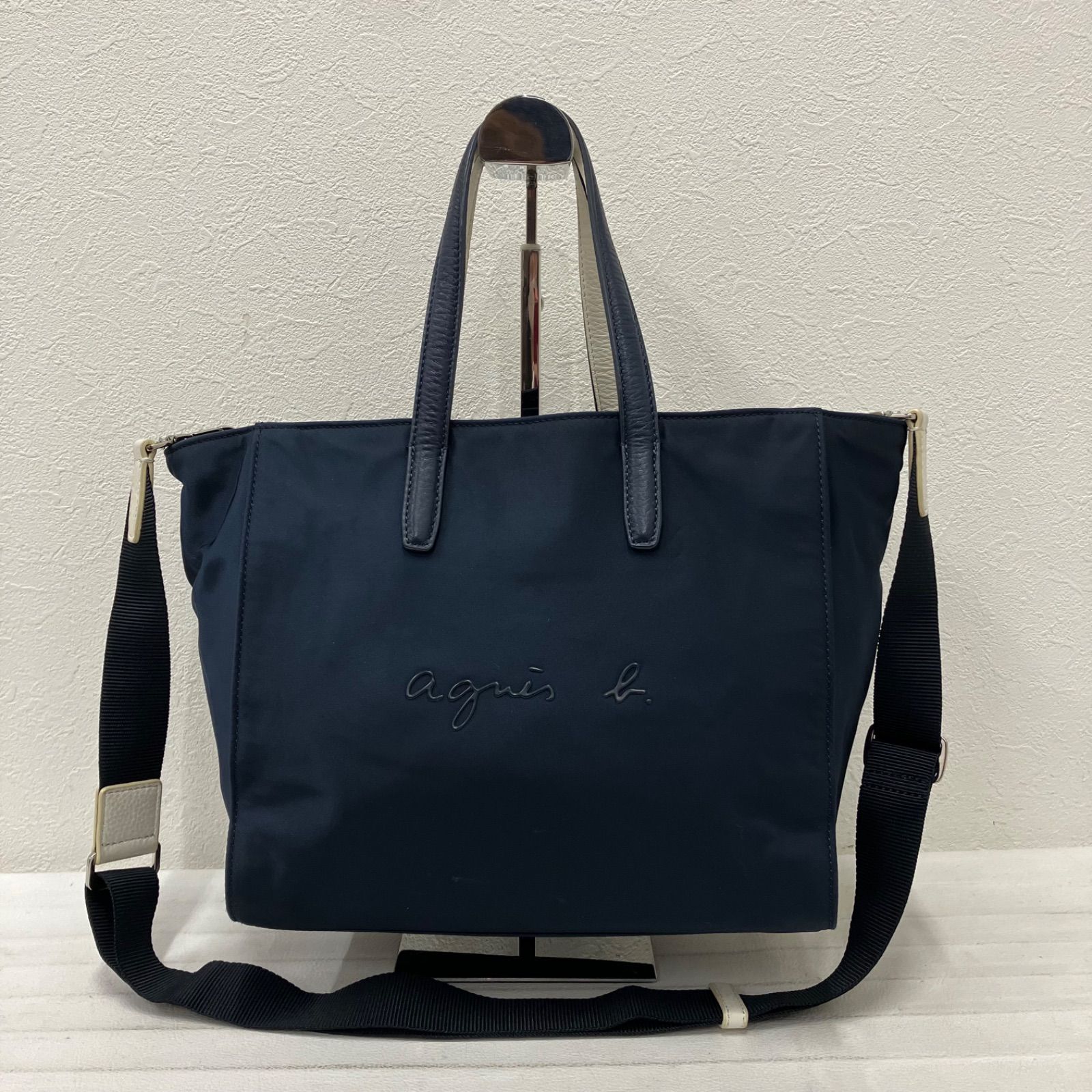 8503 agnes b. アニエスベー 2way ショルダーバッグ ハンドバッグ 
