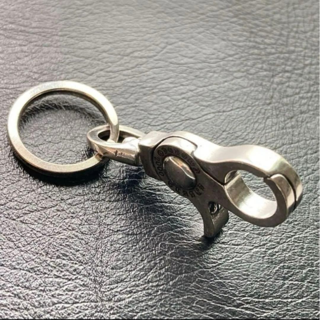 キーフック キーホルダ クロスデザイン メンズアクセサリー クリップ