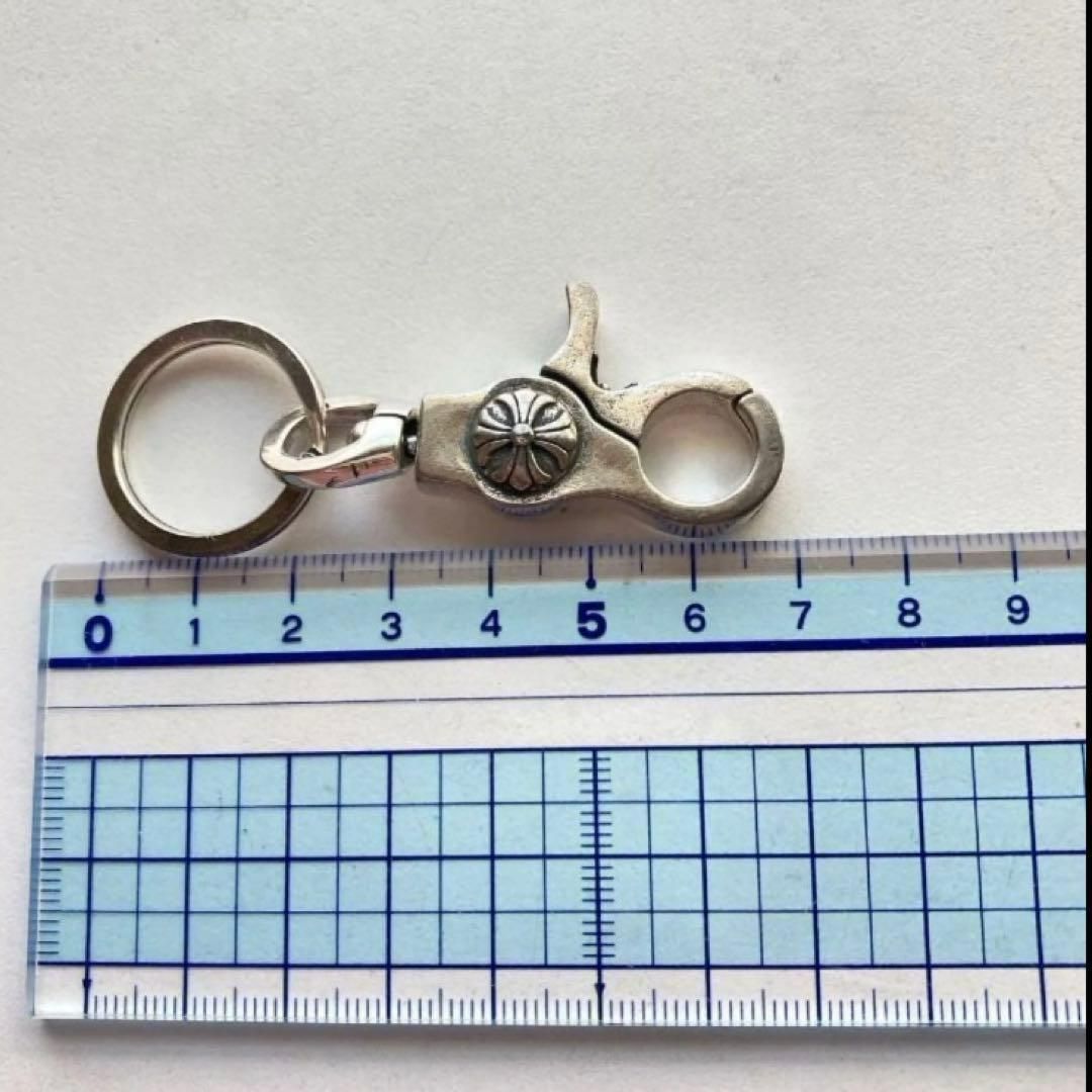 キーフック キーホルダ クロスデザイン メンズアクセサリー クリップ