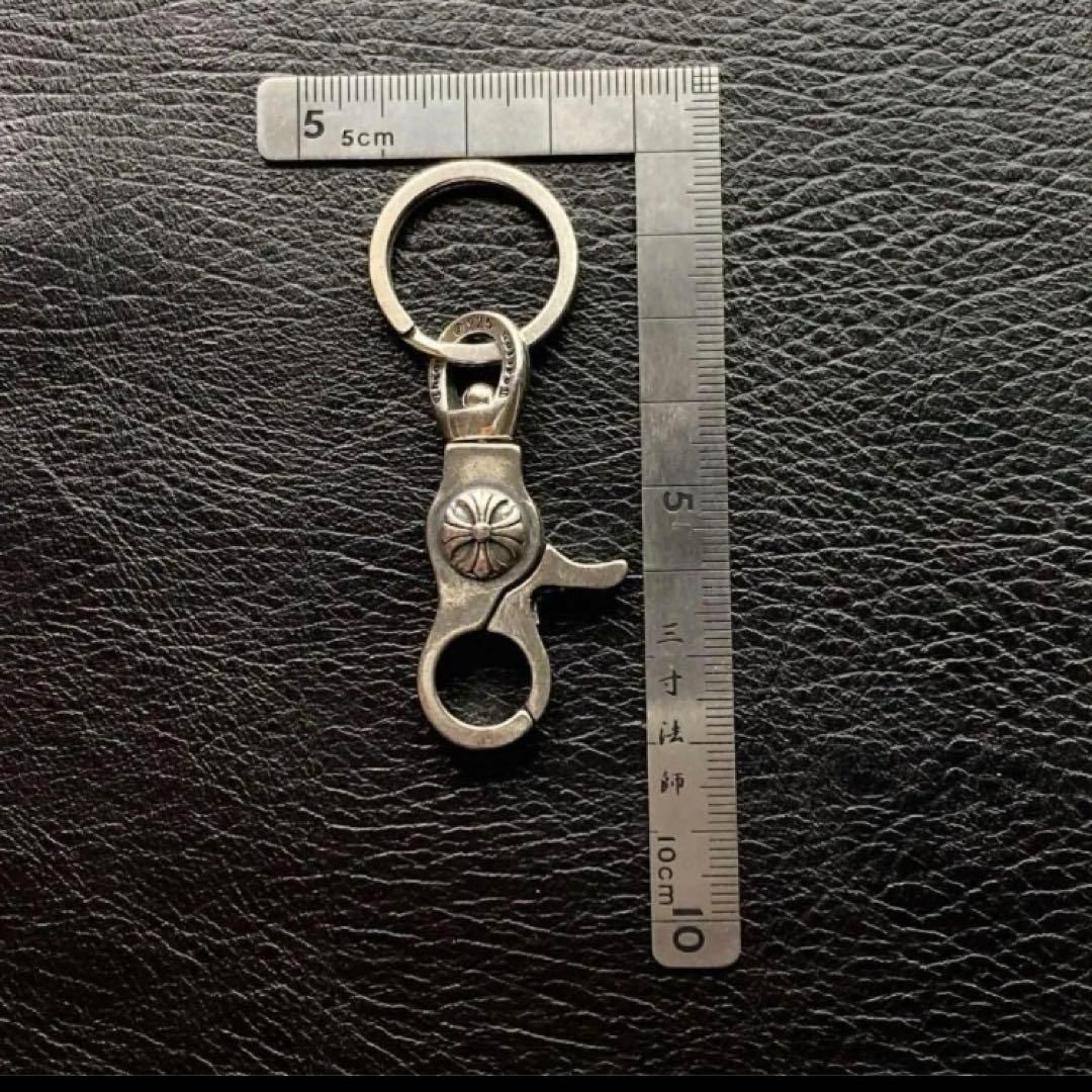 キーフック キーホルダ クロスデザイン メンズアクセサリー クリップ