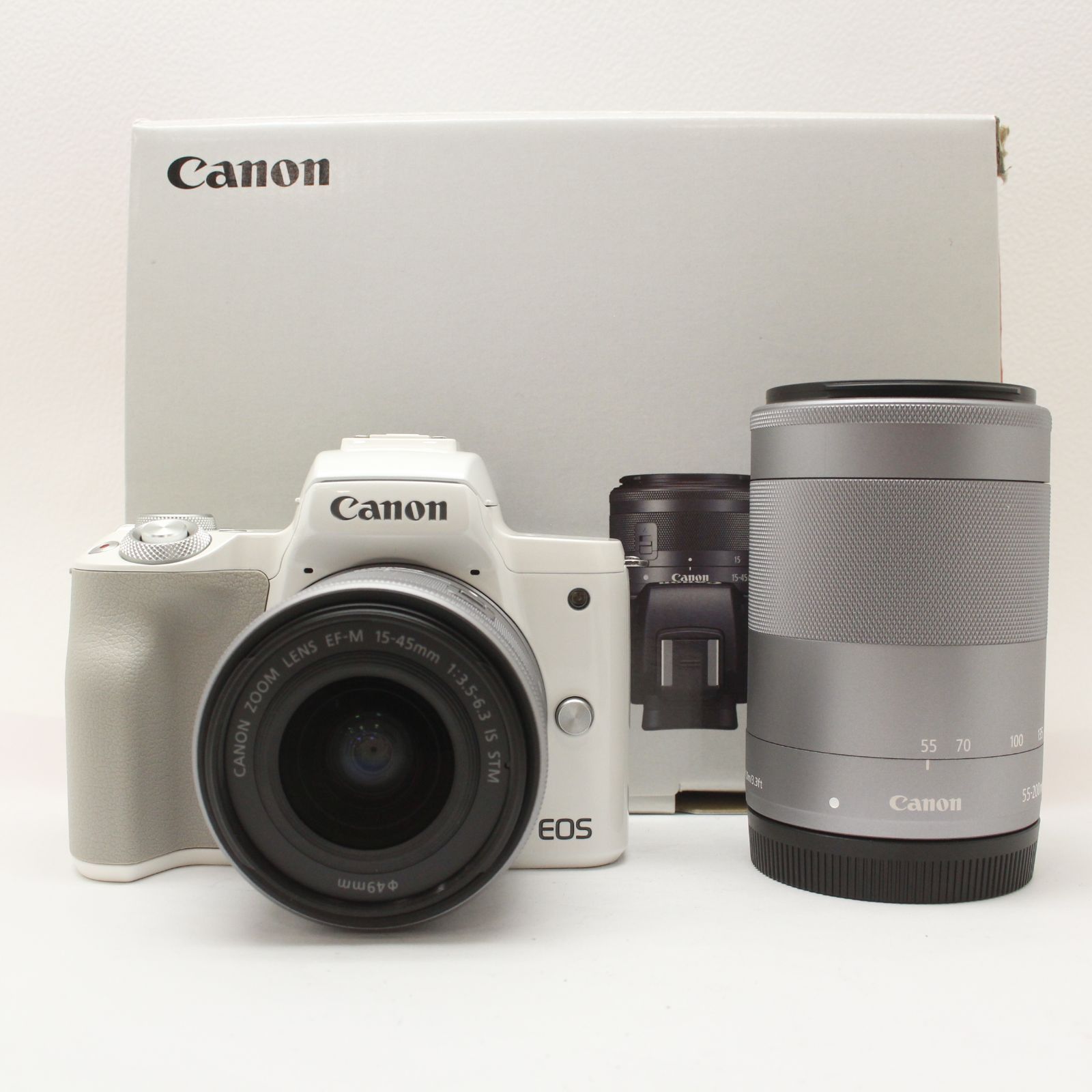 Canon EOS Kiss M ダブルズームキット - メルカリ