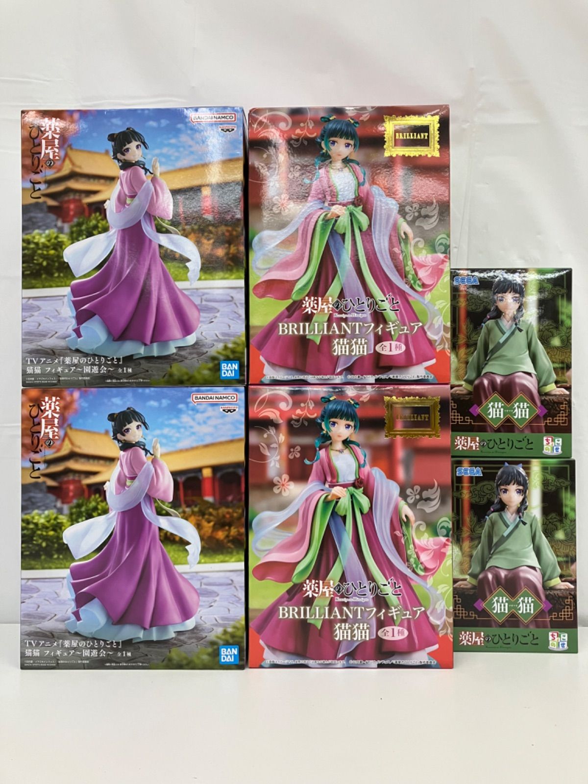 新品未開封・まとめ売り【薬屋のひとりごと】フィギュア 6体セット 新品未開封】薬屋のひとりごと 猫猫 フィギュア まとめ売り 6体セット
