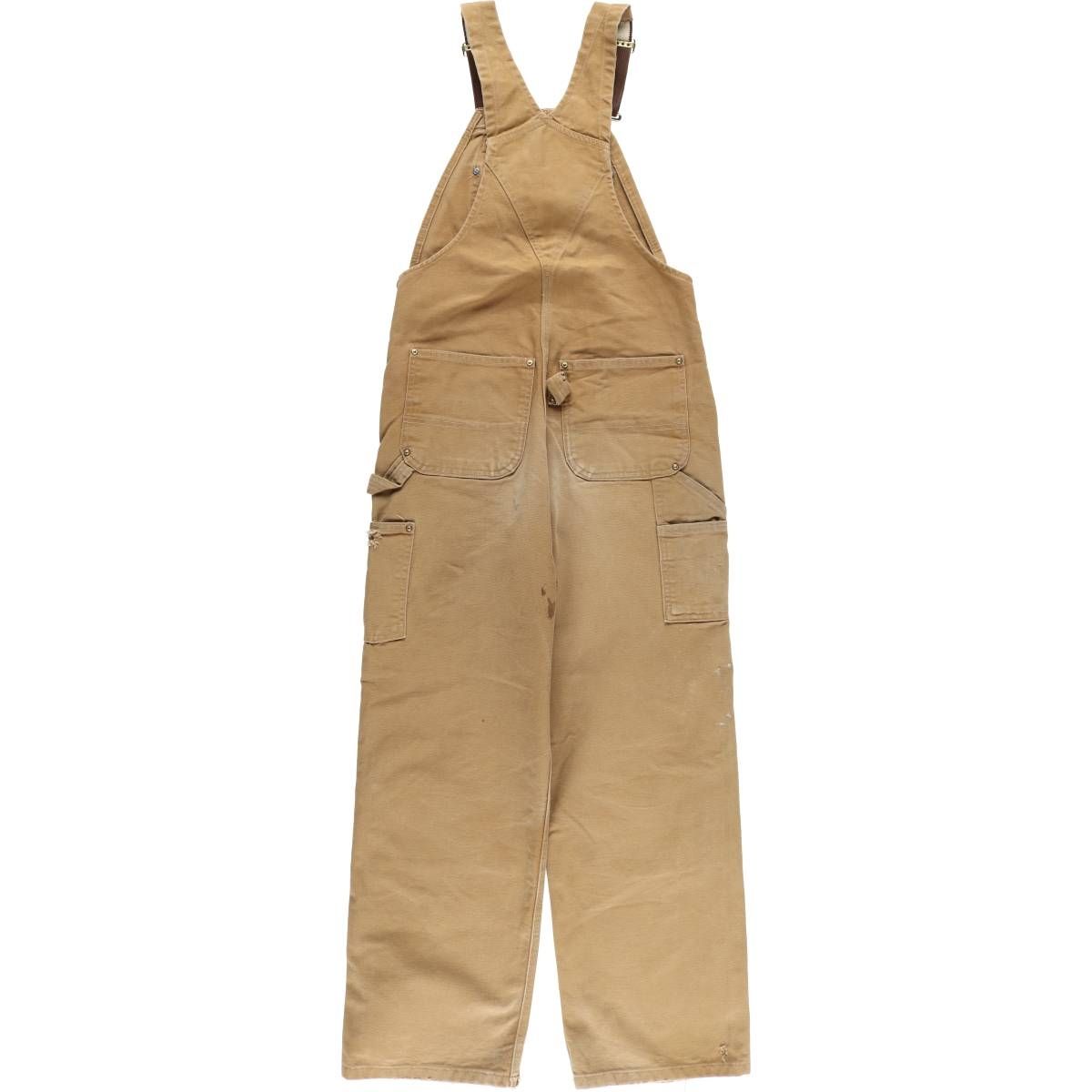 古着 カーハート Carhartt ダブルニー ダック オーバーオール メンズ