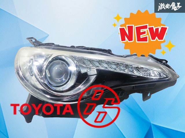 点灯OK！】トヨタ純正 ZN6 86 ハチロク 前期 HID ヘッドライト ヘッド