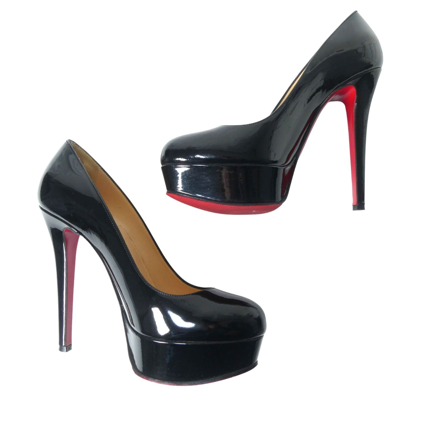 美品 Christian Louboutin クリスチャンルブタン エナメル パテント