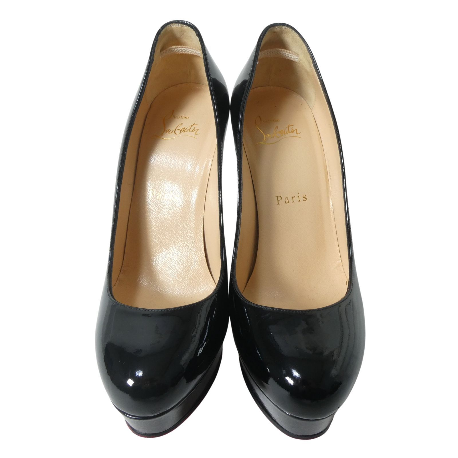 美品 Christian Louboutin クリスチャンルブタン エナメル パテント