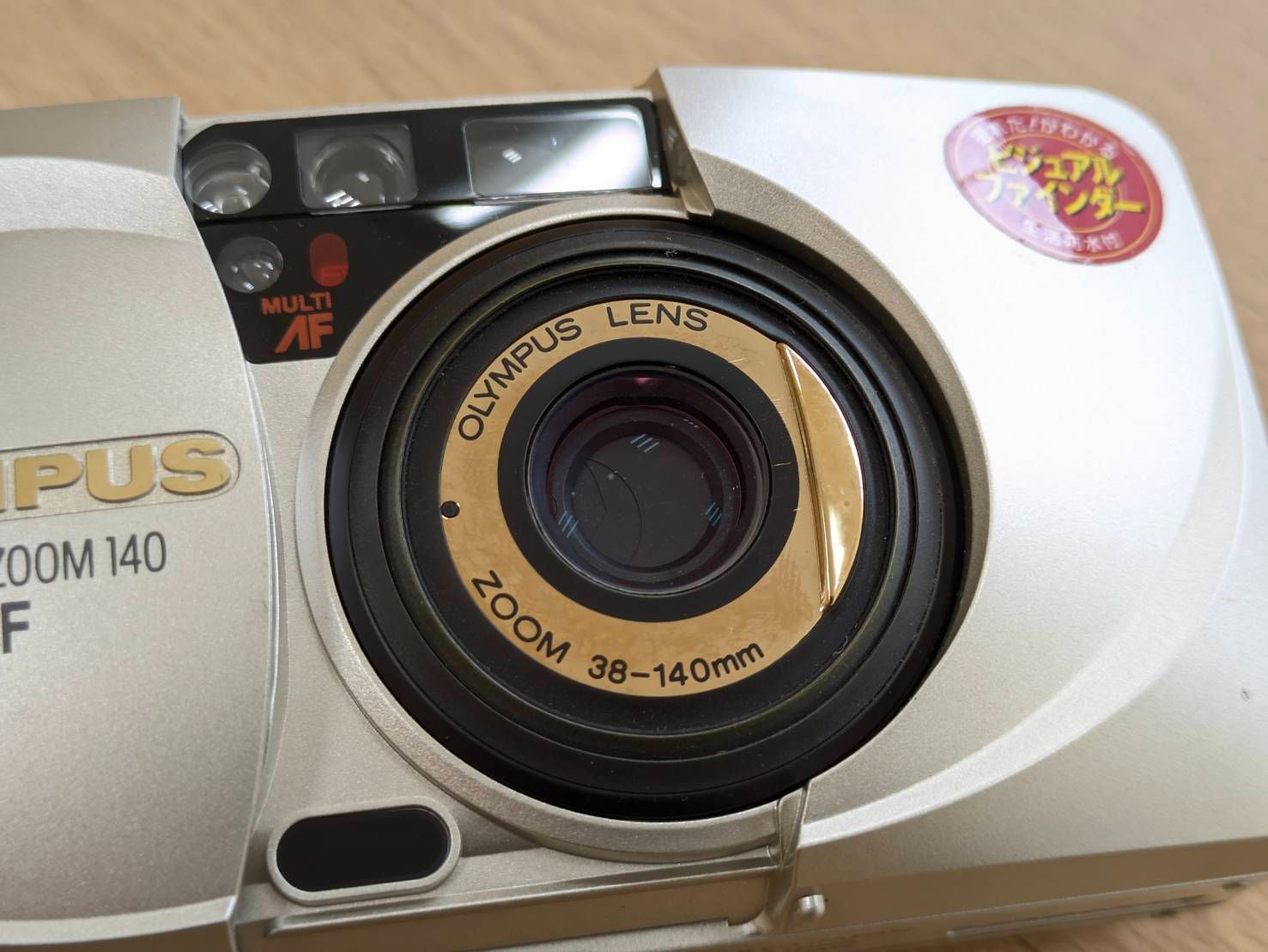 EL6】オリンパス μ ZOOM 140 VF ミュー フィルムカメラ 動作未確認