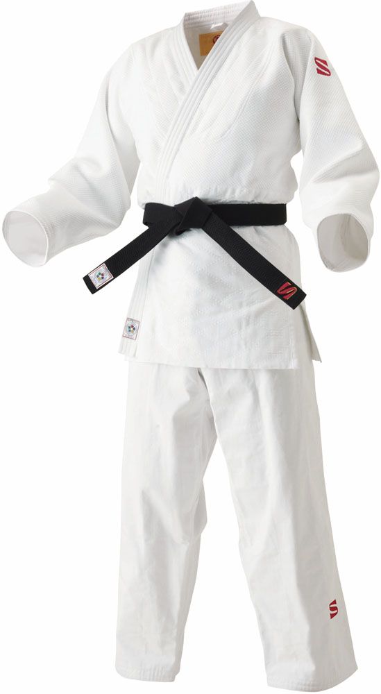 クサクラ KUSAKURA IJF 白 柔道衣 上下セット 選手用 レギュラーサイズ5.5 柔道着 ホワイト IJF・全日本柔道連盟認定 新規格 防縮加工済 一般 大学生 高校生 中学生 JOEX55 -