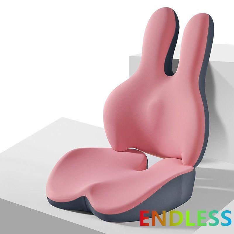 【新品?未使用】 低反発カーシートクッション、ランバーサポート枕付き 運転席のクッションを高くして運転視界を向上 人間工学車の座布団