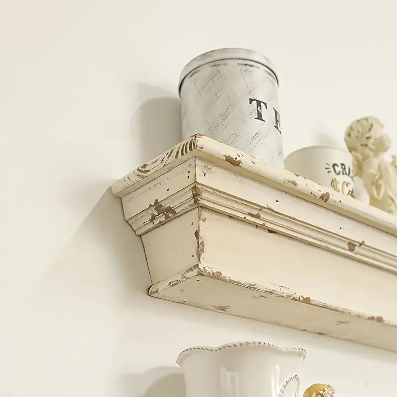 ウォールシェルフ 飾り棚 壁掛けラック フレンチレトロ ヴィンテージ