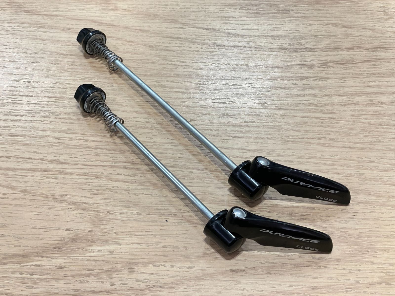 DURA-ACE クイックレバー 前後セット □USED□DURA-ACE デュラエース 前後セット クイックリリース クイック