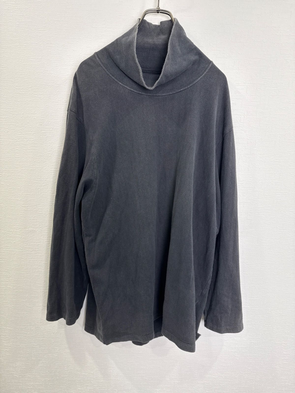 R00276 ヨーコサカモト　タートルネック　プルオーバー　チャコールグレー R00276 YOKO SAKAMOTO｜ヨーコサカモト｜Turtle Neck Pullover