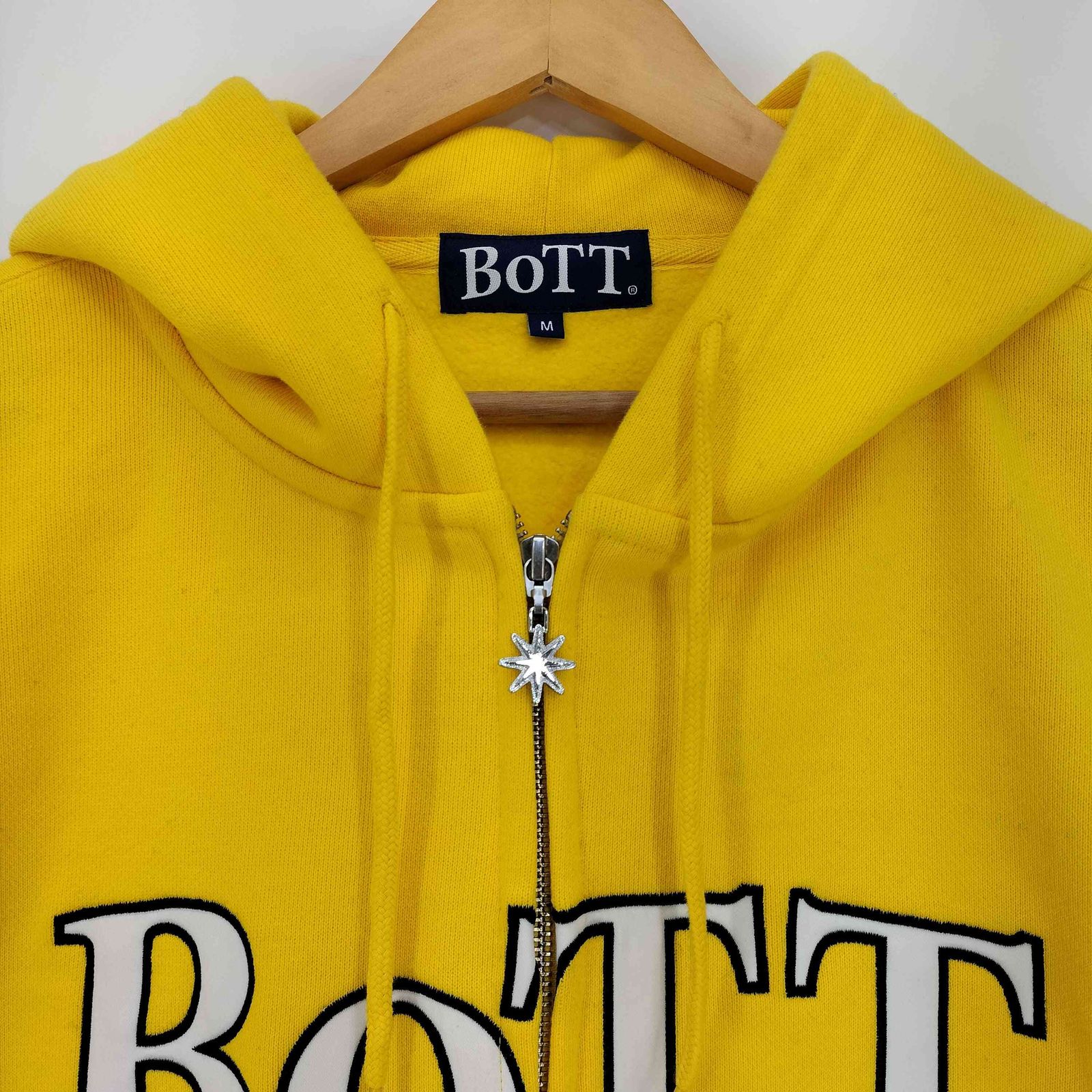 最安値】BOTT OG Logo Zip Hoodie - Yellow M Bott OG Logo Zip Hoodie