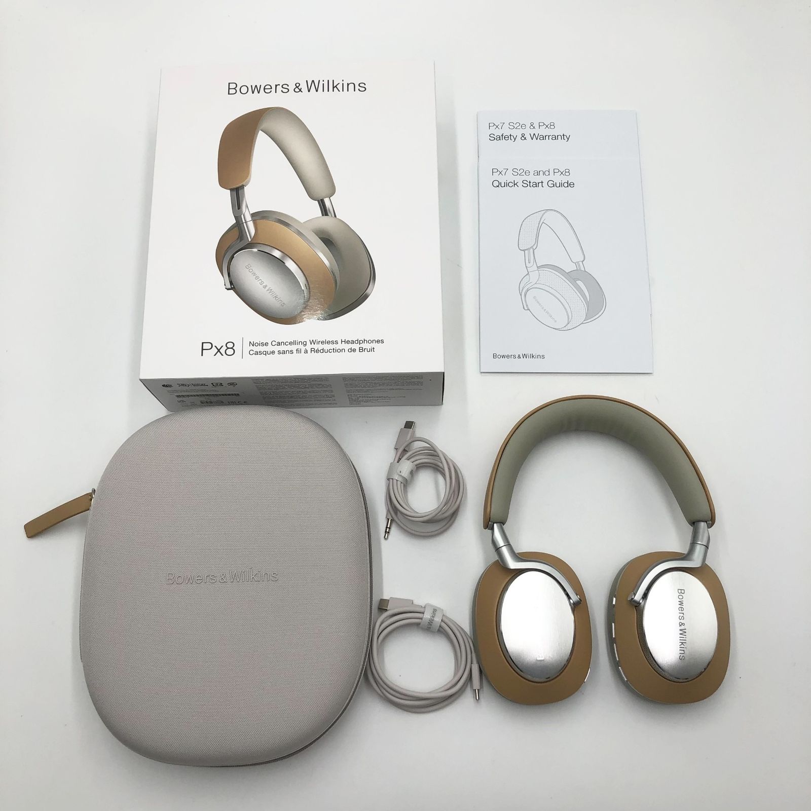 Bowers & Wilkins】 Px8 (タン) ワイヤレス・ヘッドフォン フラッグ