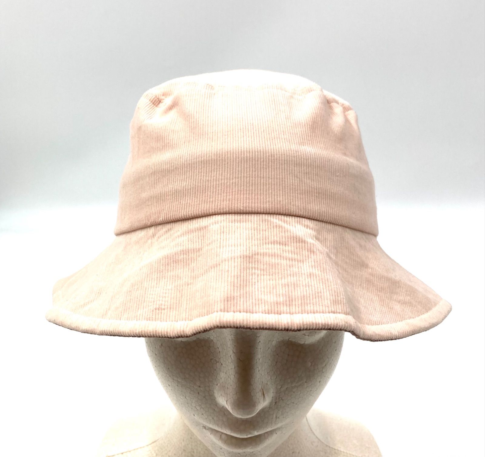 □美品□CELINE セリーヌ トリオンフロゴ サファリハット ピンク