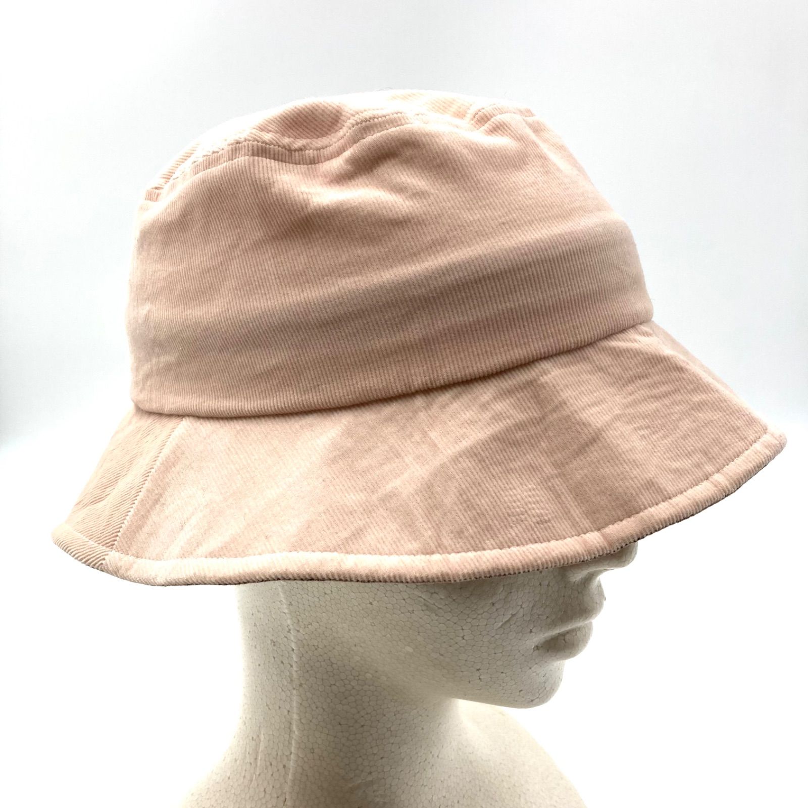 □美品□CELINE セリーヌ トリオンフロゴ サファリハット ピンク