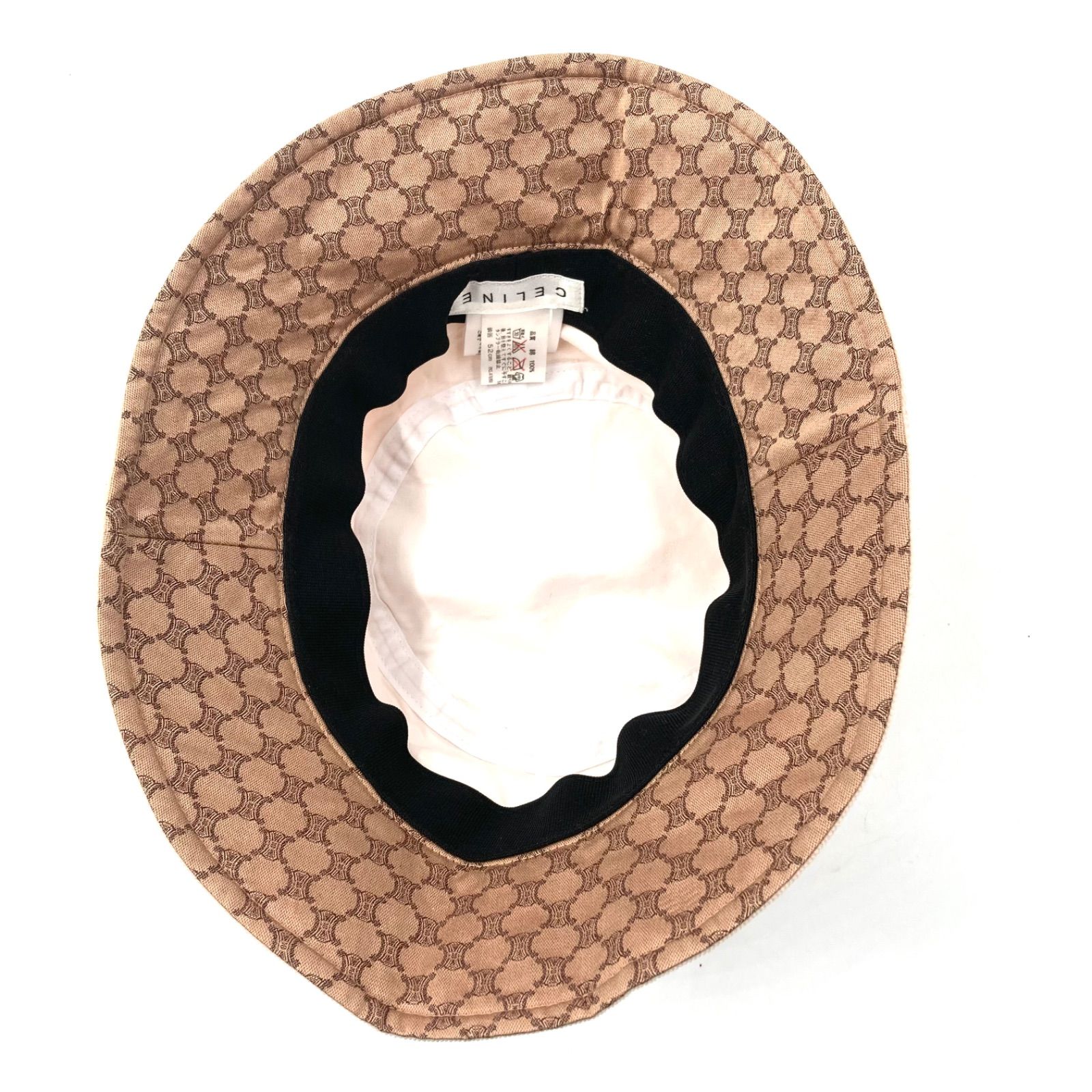 CELINE セリーヌ マカダム トリオンフ柄 バケットハット L イタリア製 CELINE セリーヌ マカダム トリオンフ柄 バケットハット L イタリア製