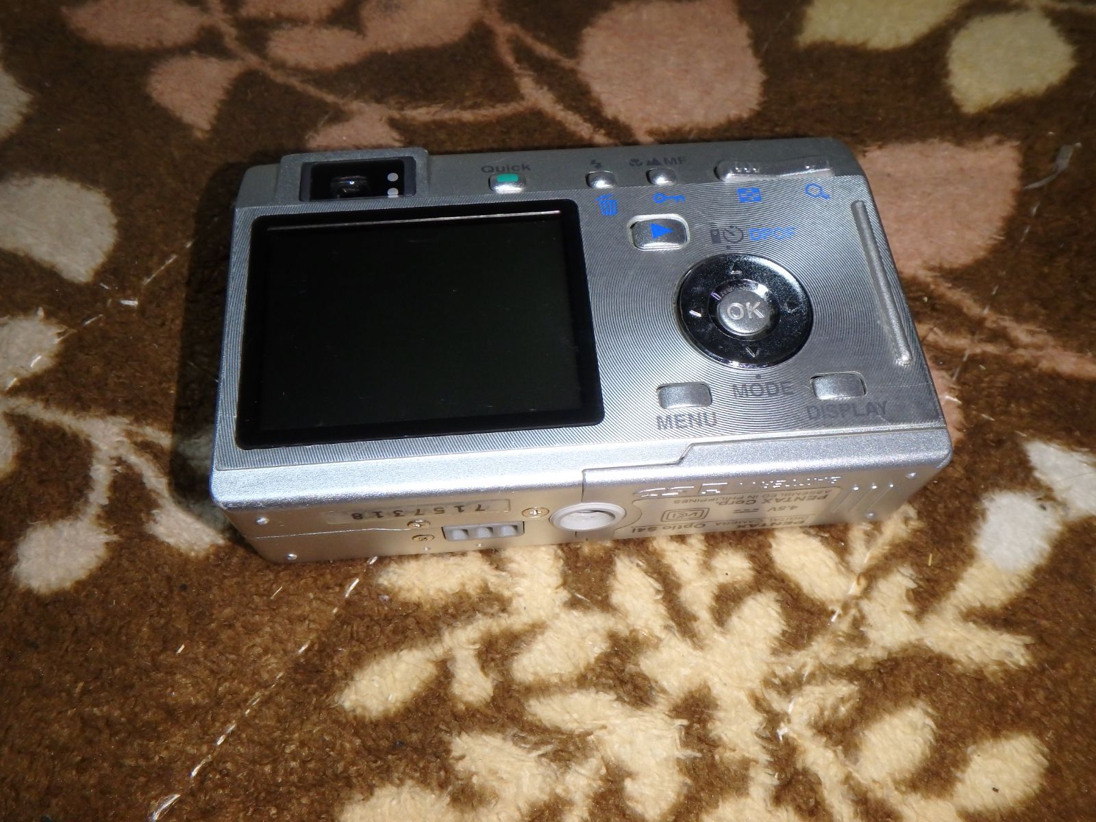 動作品 PENTAX OPTIO S4i デジタルカメラ - メルカリ