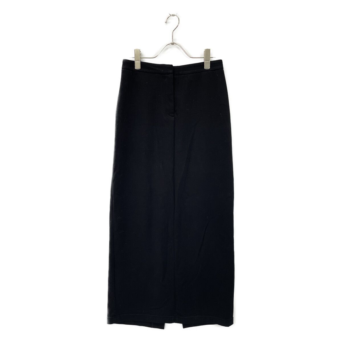 Theory セオリー 24年 ﾌﾞﾗｯｸ DOUBLE KNIT LT N KNIT TROUSER ｽｶｰﾄ OO