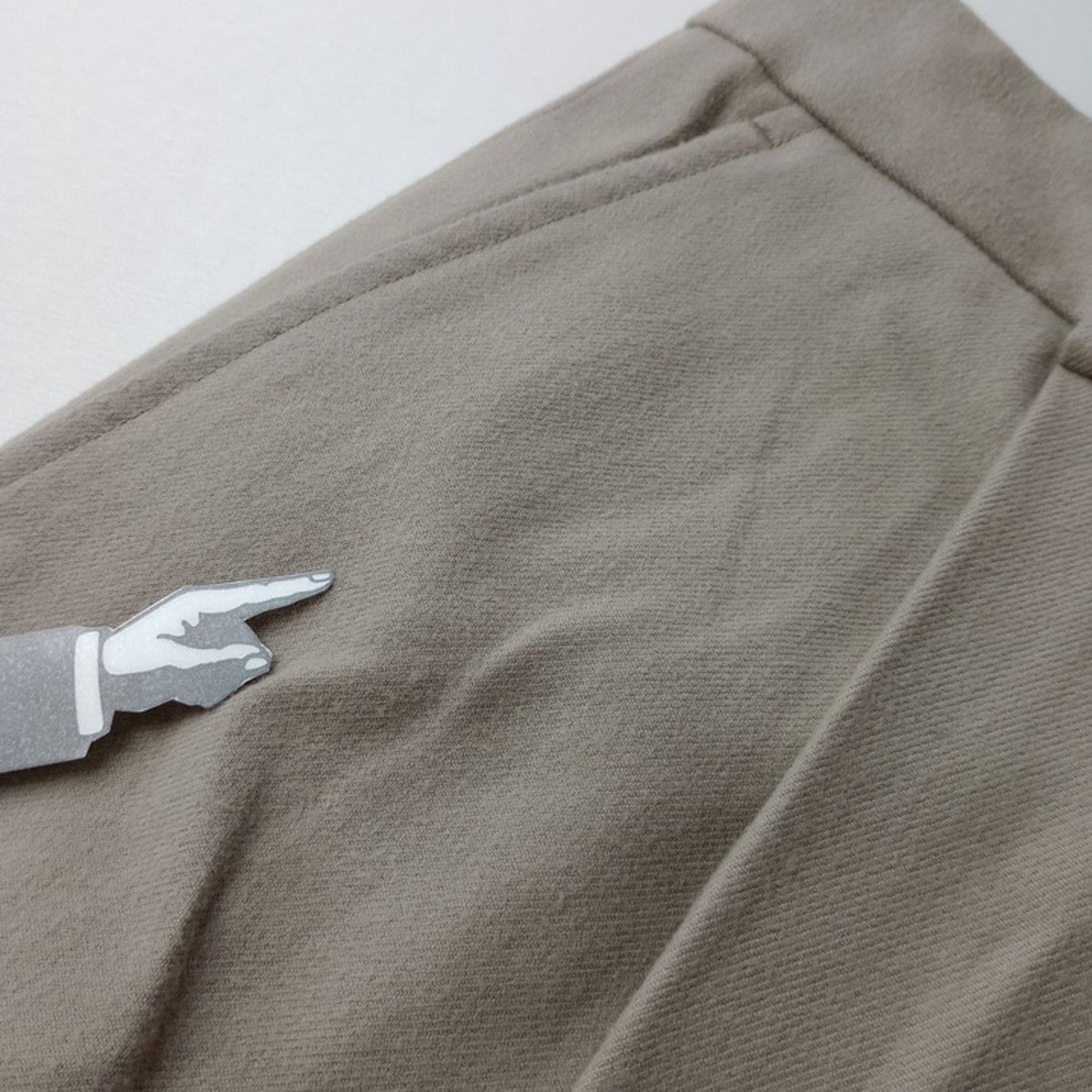 MARGARET HOWELL マーガレットハウエル BRUSHED COTTON WOOL TROUSERS