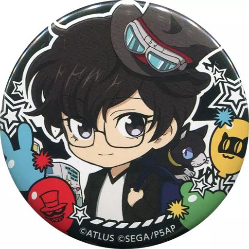 (6) ペルソナ5X 缶バッジ　アニマックスカフェ　雨宮 蓮 中古】バッジ・ピンズ(キャラクター) 雨宮蓮 「ペルソナ5 the