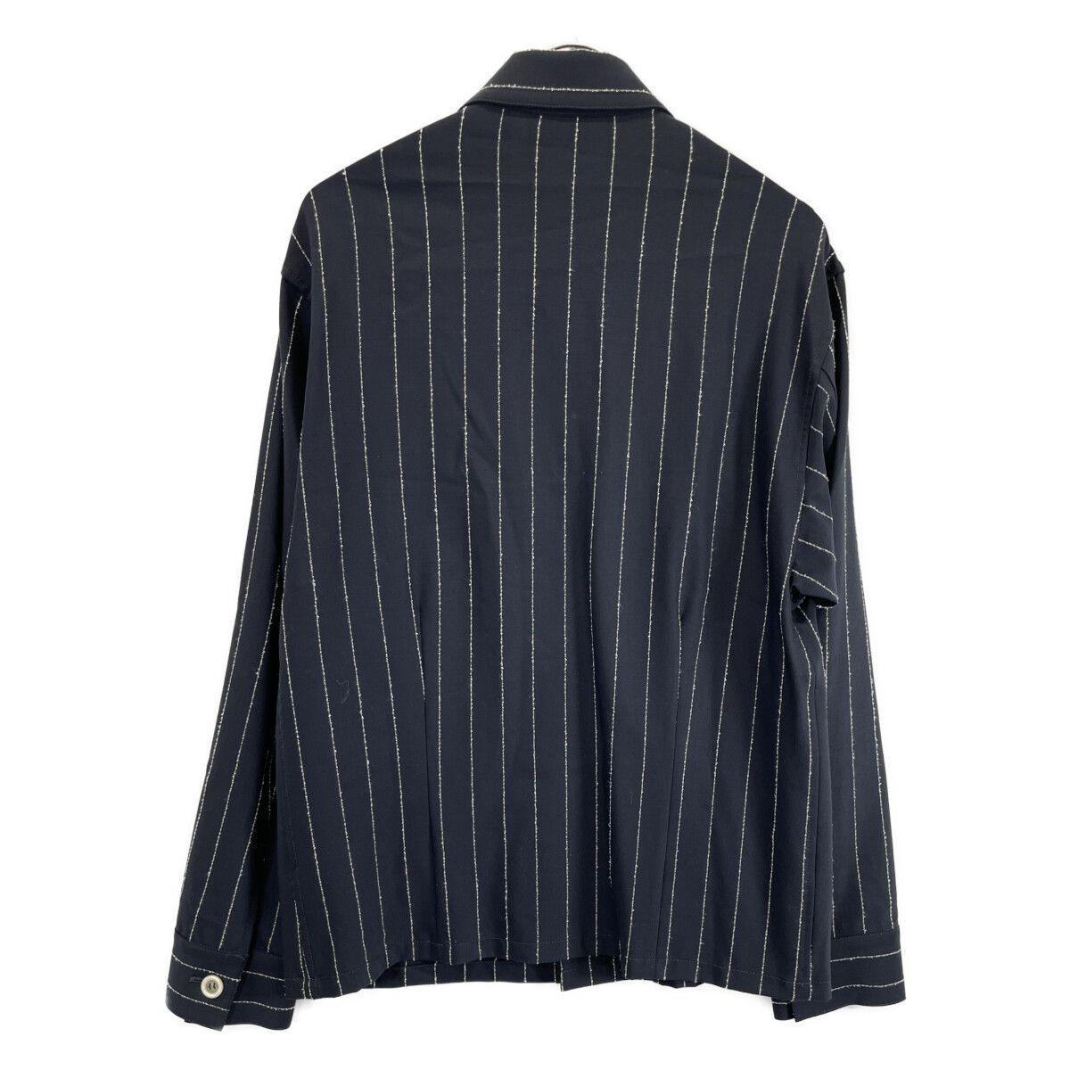 MAISON FLANEUR メゾン フラネウール ﾈｲﾋﾞｰ ｽﾄﾗｲﾌﾟ ﾜｰｸｼﾞｬｹｯﾄ 46