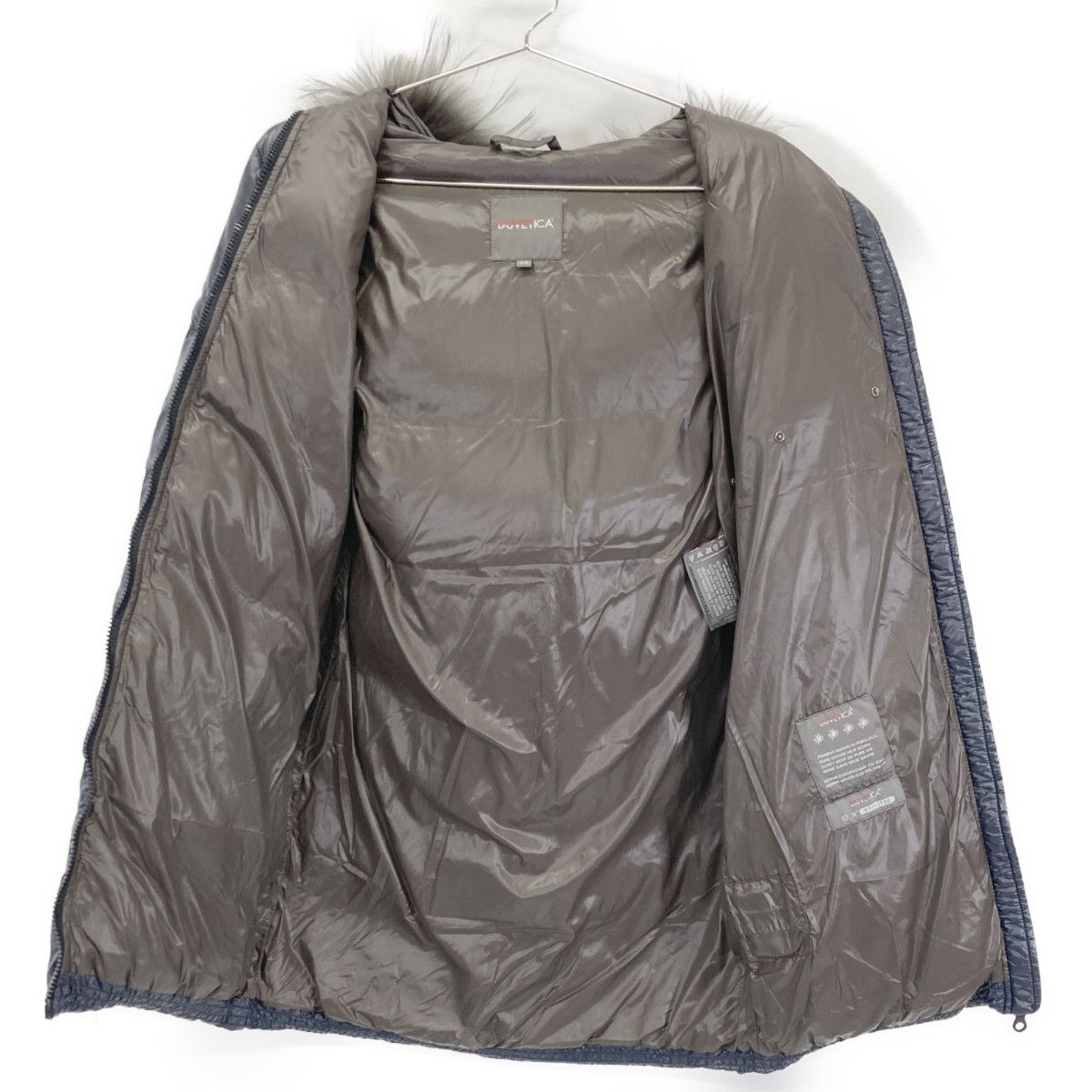 DUVETICA デュベティカ ﾈｲﾋﾞｰ KAPPA ﾌｧｰﾌｰﾄﾞ ﾀﾞｳﾝｺｰﾄ 38 - メルカリ