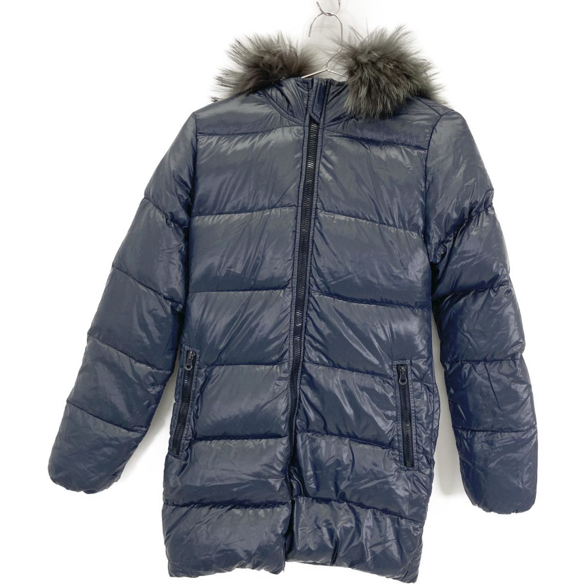 こうび　美品DUVETICA大きいサイズファー付き ネイビーダウン DUVETICA デュベティカ ﾈｲﾋﾞｰ KAPPA ﾌｧｰﾌｰﾄﾞ ﾀﾞｳﾝｺｰﾄ 38 - メルカリ