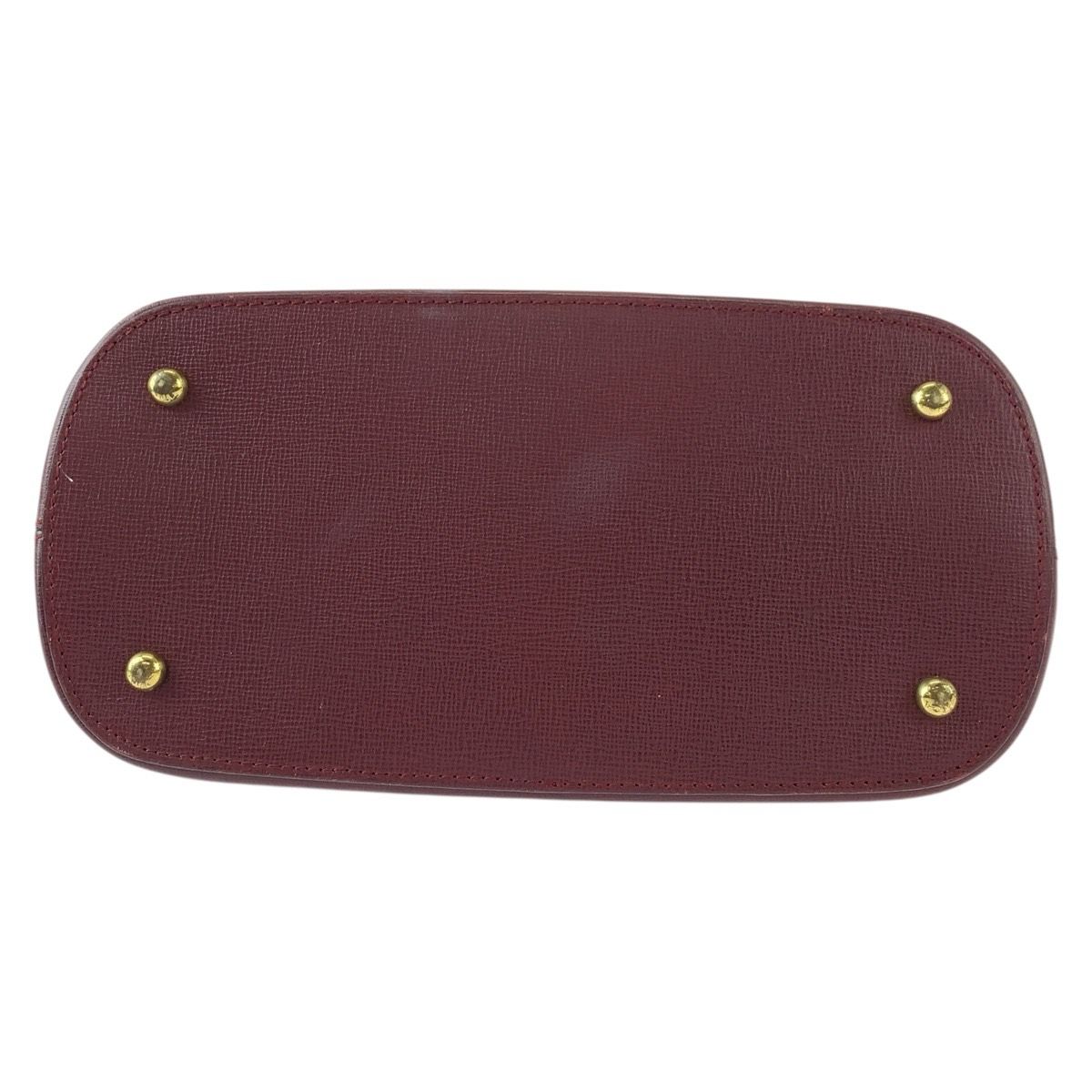 CARTIER カルティエ マストライン ボルドー ゴールド金具 レザー  