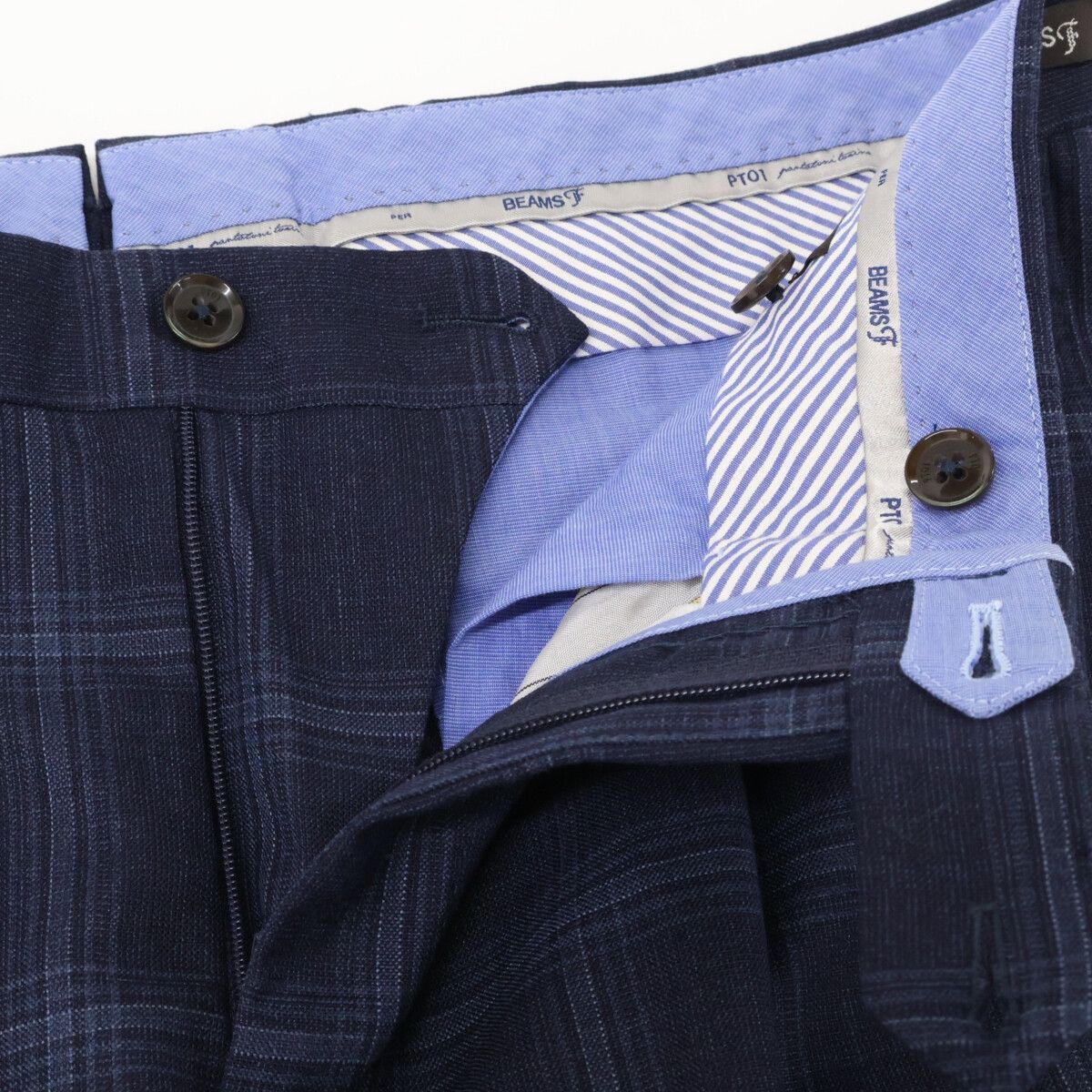 PT01 ピーティーゼロウーノ × BEAMS F C0DFC0 VS04 ﾈｲﾋﾞｰ ｳｰﾙ ﾁｪｯｸ