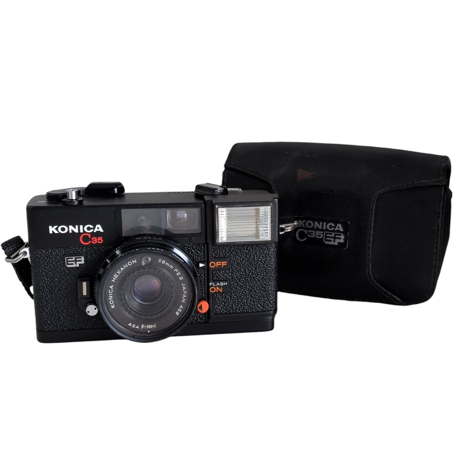 ジャンク】KONICA コンパクトフィルムカメラ C35 EF ピッカリコニカ