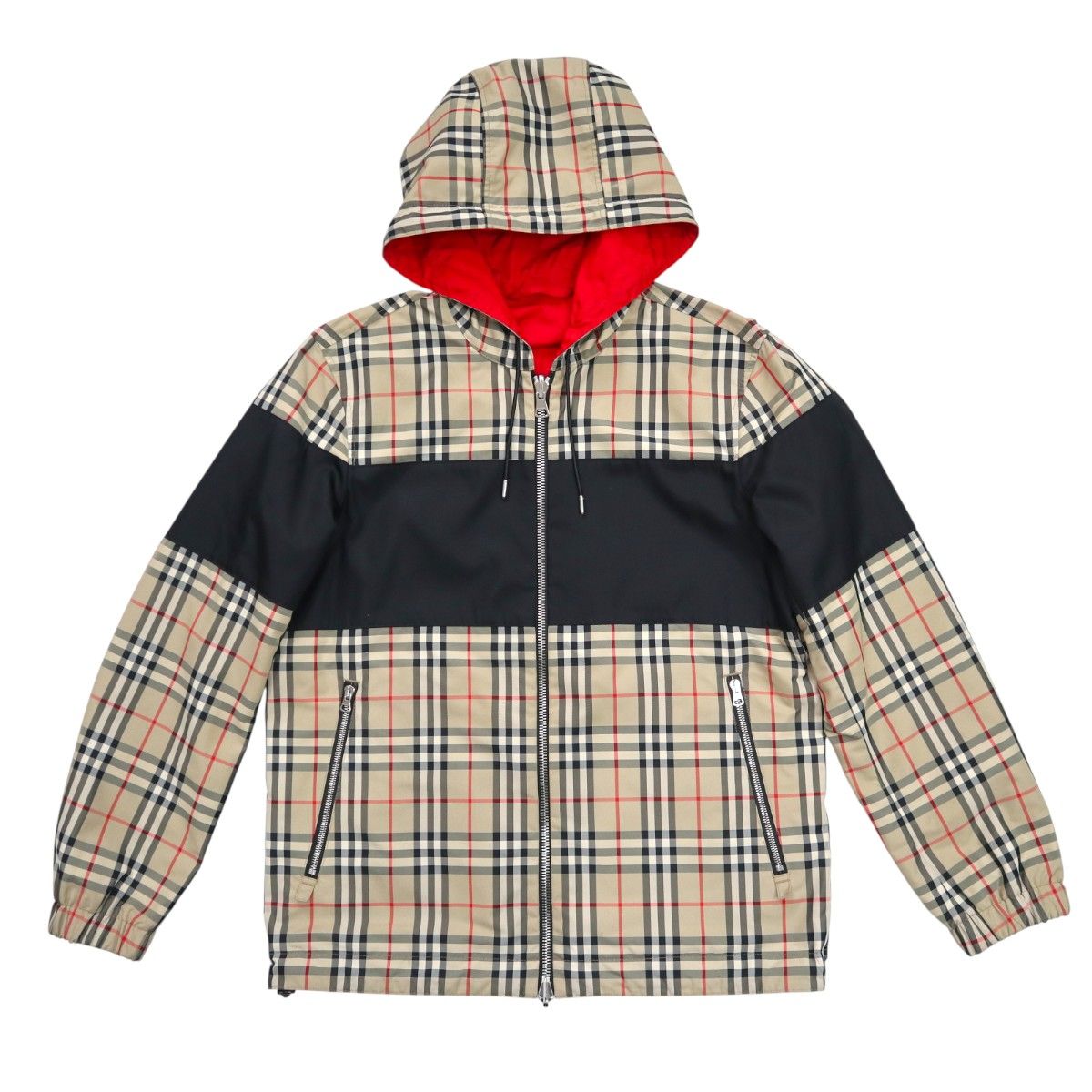BURBERRY バーバリー ノバチェック リバーシブル コットン ジップ