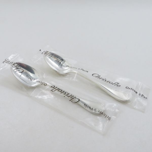 クリストフル スプーン ○ パール デミタス スプーン 10cm シルバー 銀