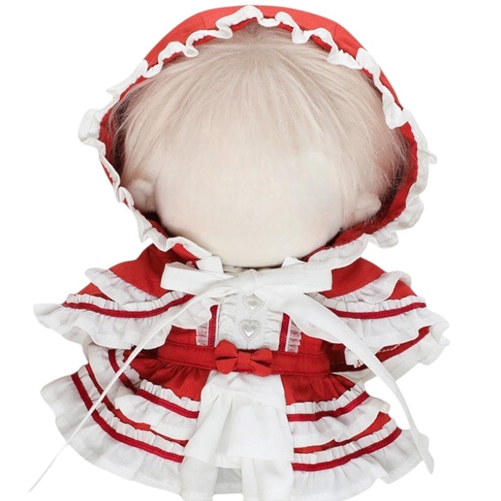 新品 AXLUCE ぬい服-ぬいぐるみ-服-20cm ロリータ フード付きケープ