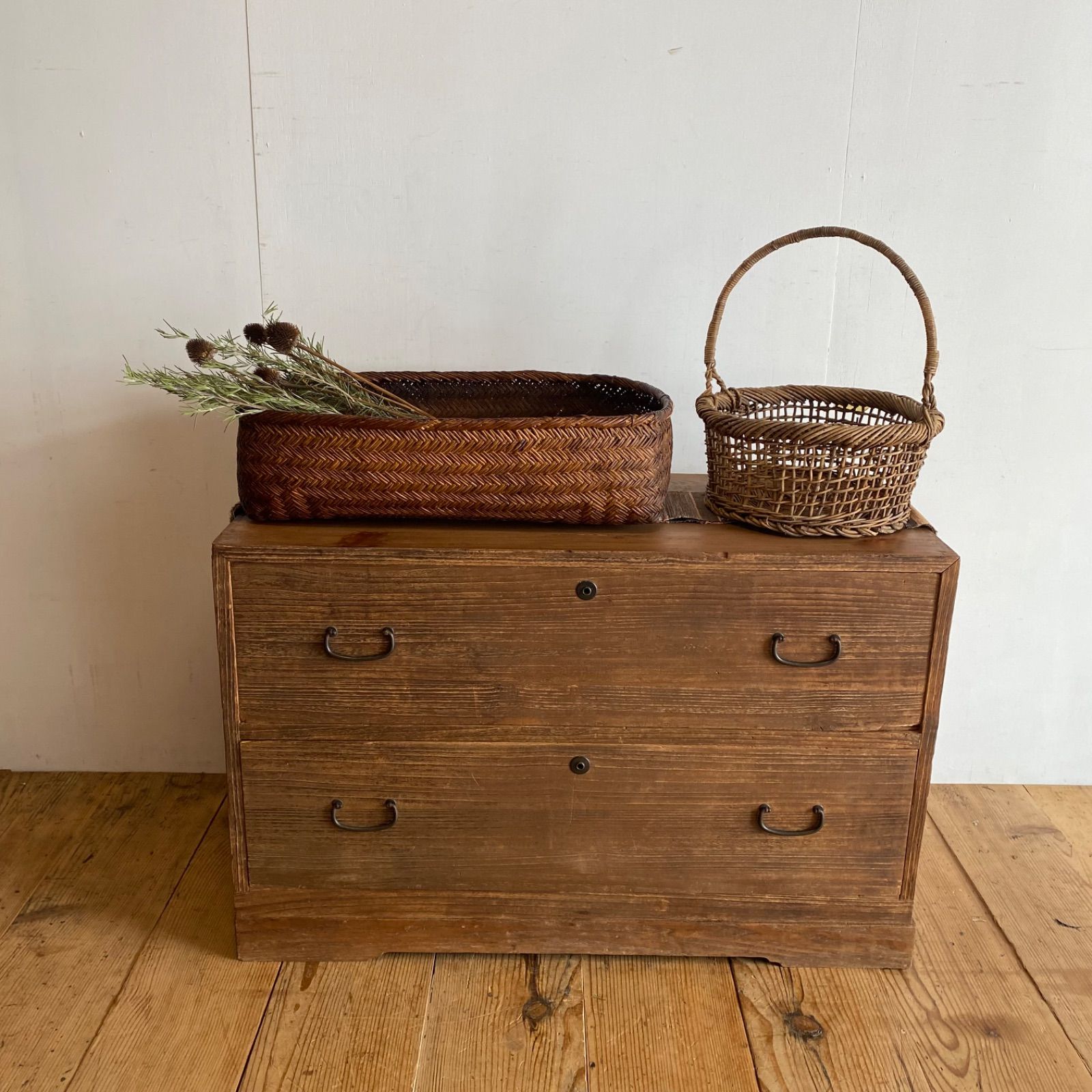 アンティーク チェスト 桐 前桐 箪笥 ローボード ローテーブル テレビ