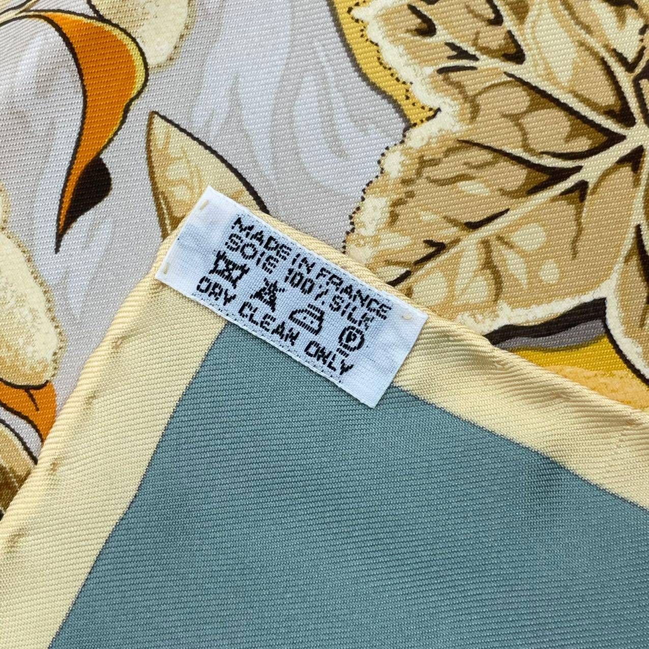 未使用品 HERMES エルメス カレ90 スカーフ シルク RYTHMES DU MONDE