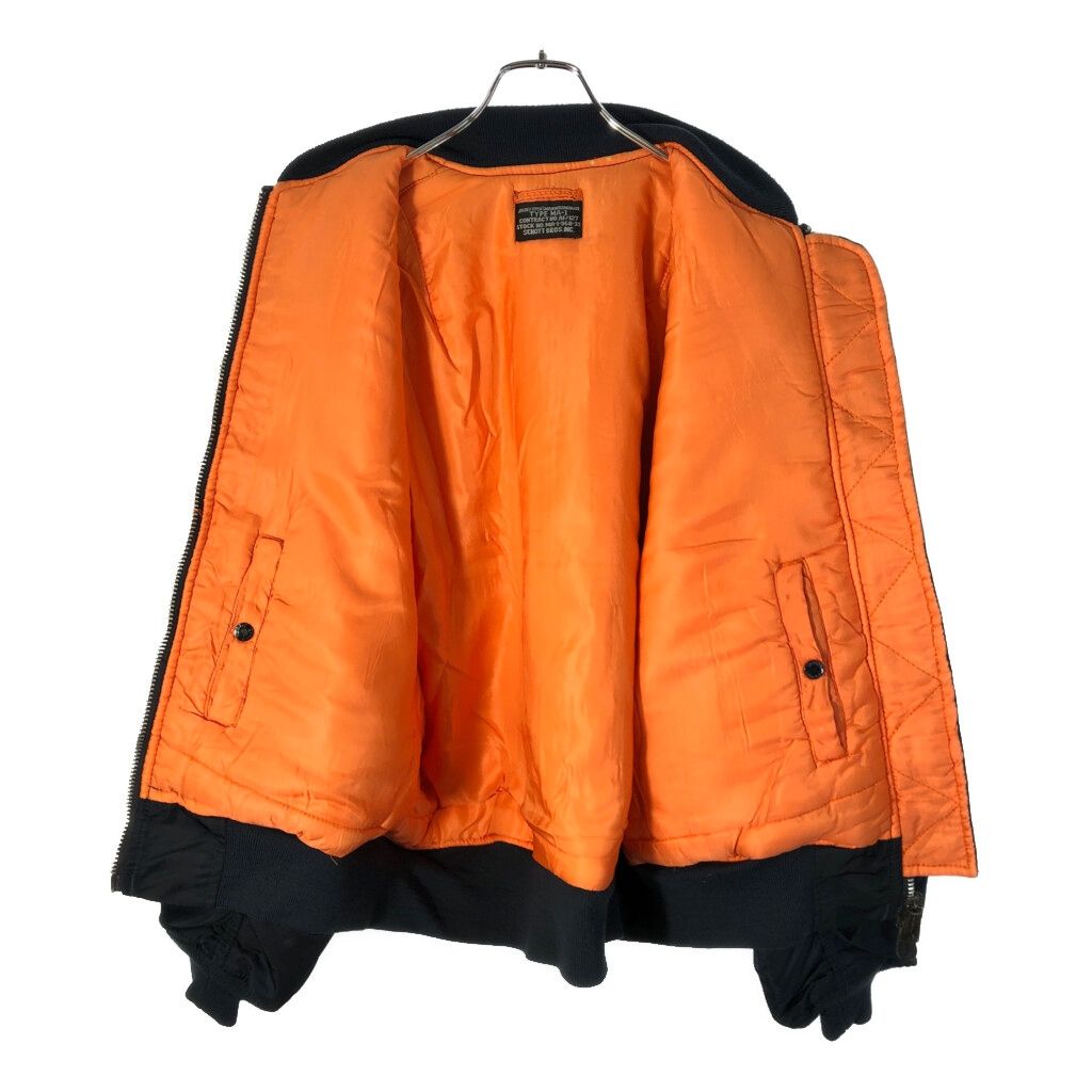 90年代 Schott ショット MA-1 フライトジャケット ミリタリー ネイビー