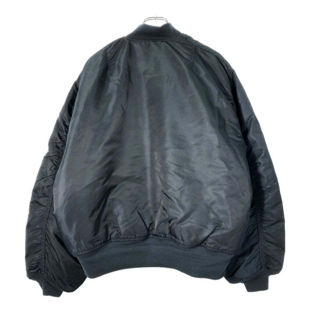 90年代 Schott ショット MA-1 フライトジャケット ミリタリー ネイビー