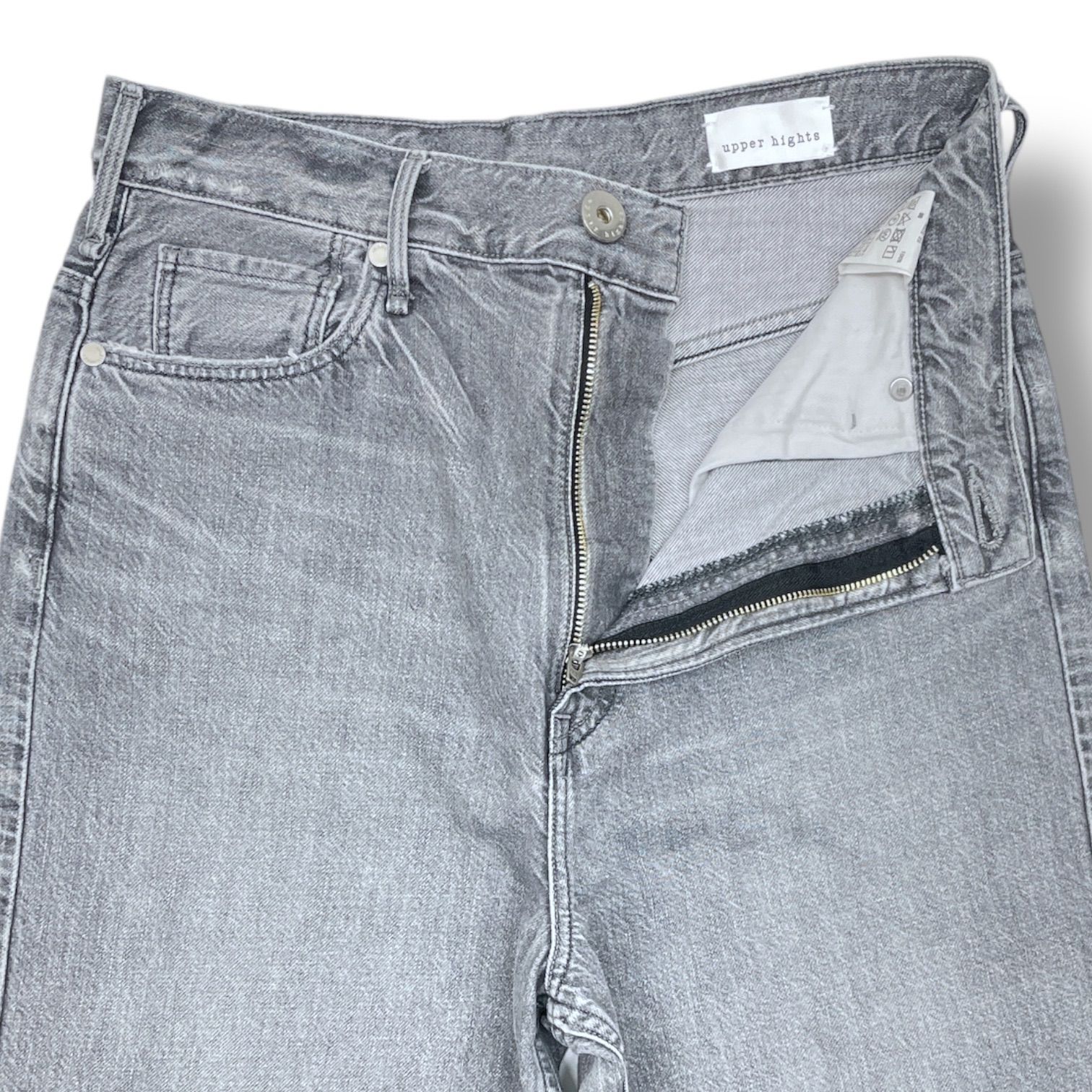 upper hights アッパーハイツ THE NIECE ワイドストレートデニム SHADE