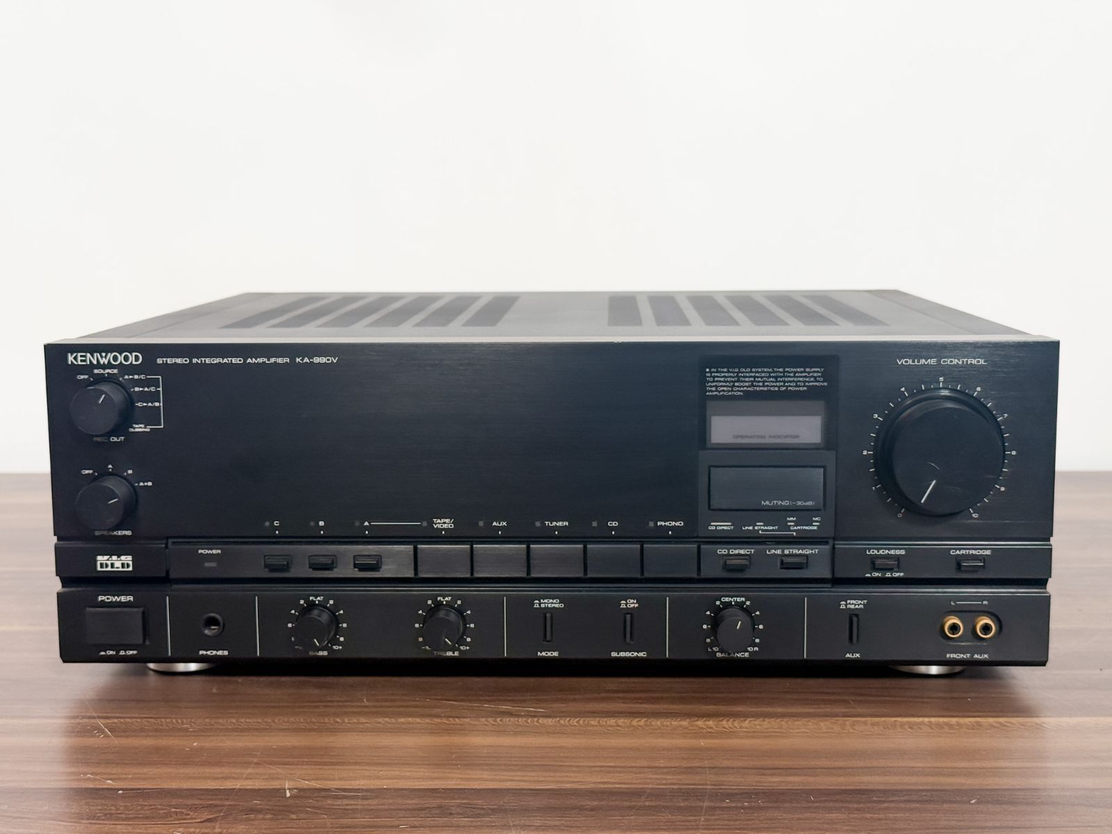 KENWOOD プリメインアンプ KA-990V 日本製 中古動作確認済 - メルカリ