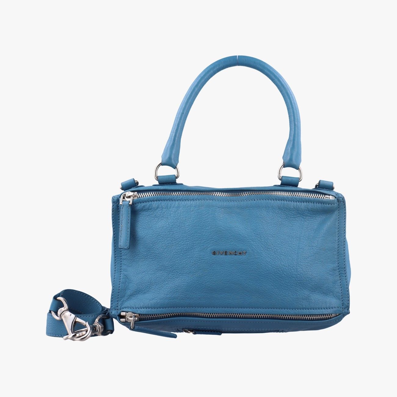 ジバンシーGivenchyパンドラ ブルー レザー EF 1 0314 - メルカリ