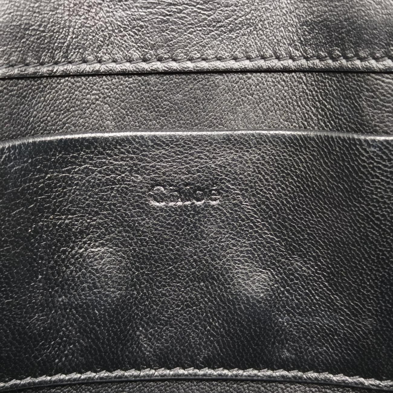 クロエChloeナイル ミノディエール ブラック レザー 02-48-99-65