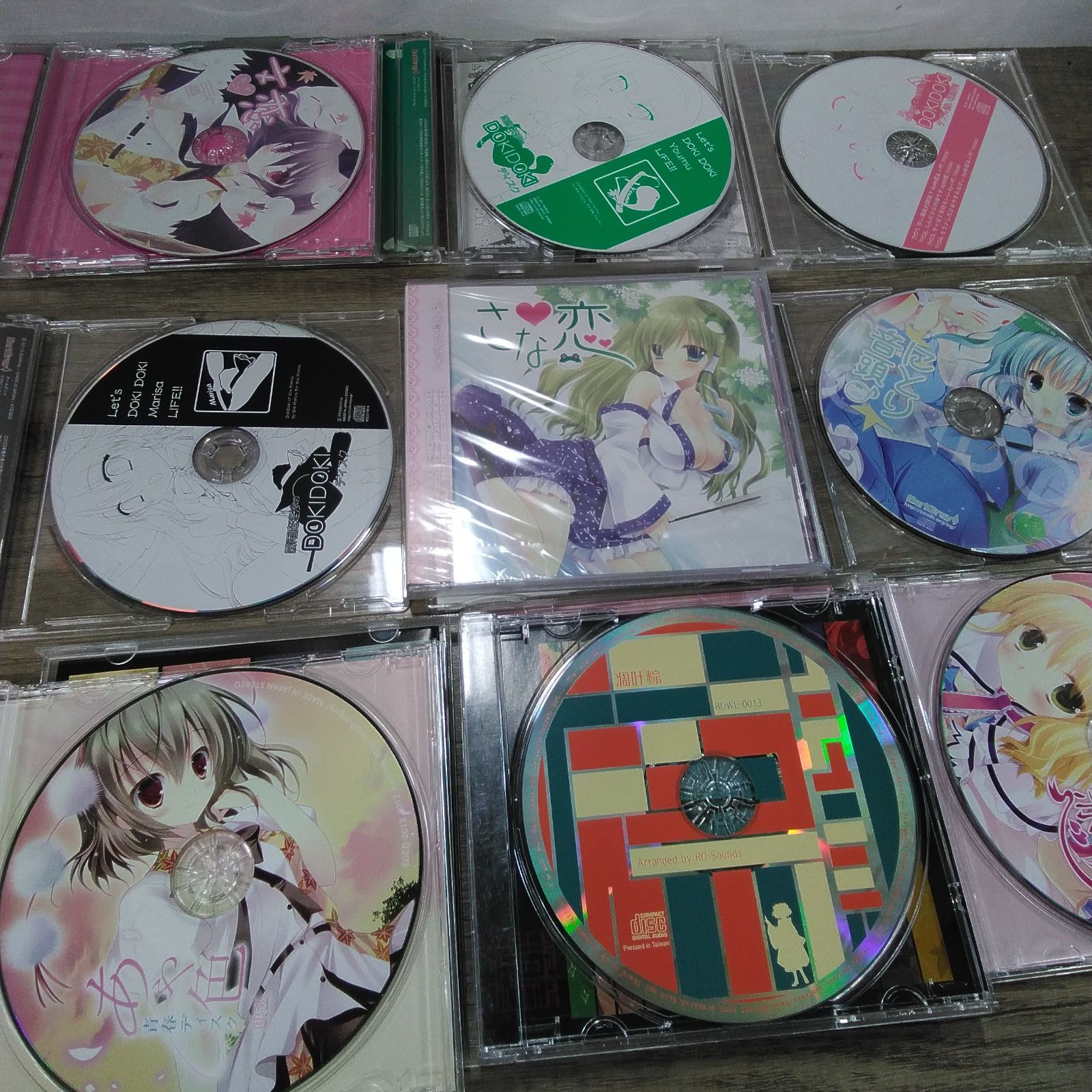 東方Project 同人CD 9枚まとめ売り ASMR 音楽アレンジCDなど 再生未