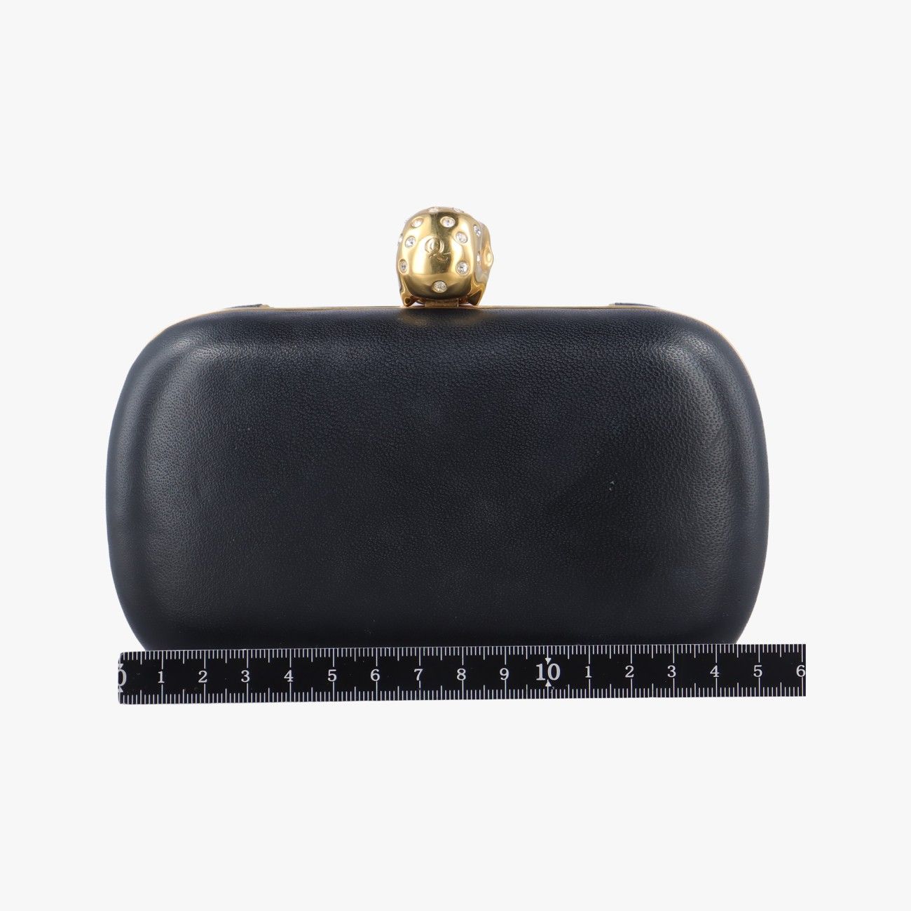 未使用】アレキサンダーマックィーン スカル柄ケース ブラック