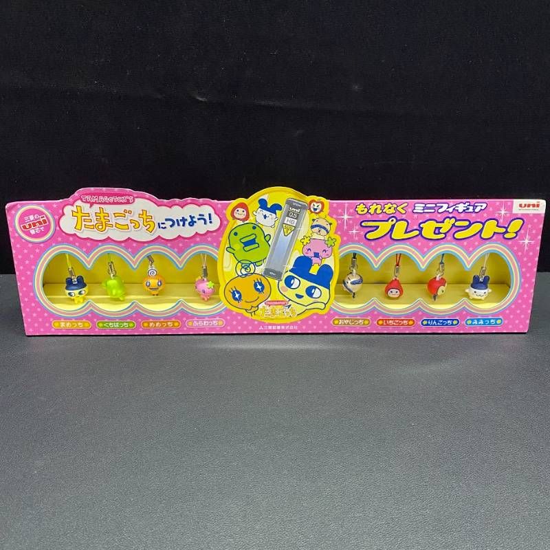 三菱鉛筆 たまごっち ディスプレイPOP ミニフィギュアストラップ 全8種