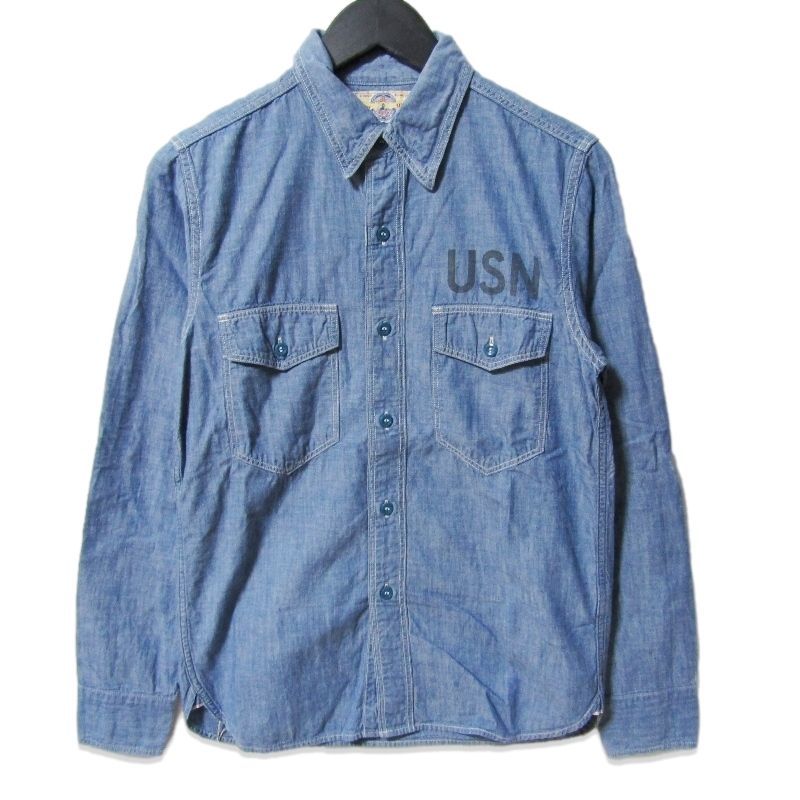 The REAL McCOY'S リアルマッコイズ 長袖シャンブレーシャツ