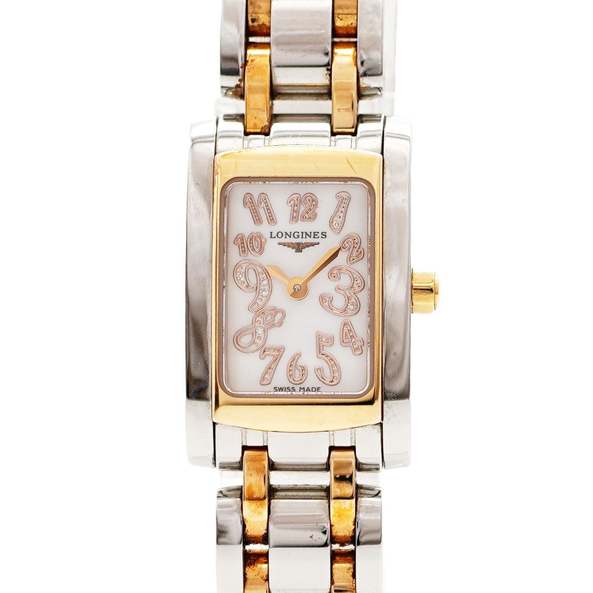 6wab0135】ロンジン ドルチェヴィータ L5.158.5 白文字盤【中古