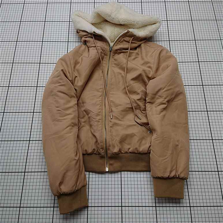 ◇ ⊇ リランドチュール Rirandture フード付き中綿ブルゾン ベージュ